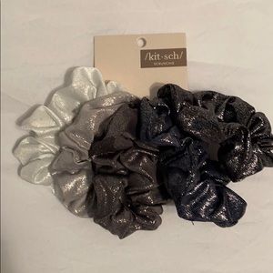 Kitsch Metallic Scrunchies